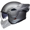 Matte Black Full Face Modular Motorcycle Helmet U609223