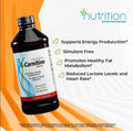 L-Carnitine 1000MG Vitamin B6 Citrus Flavor 16 Oz H432