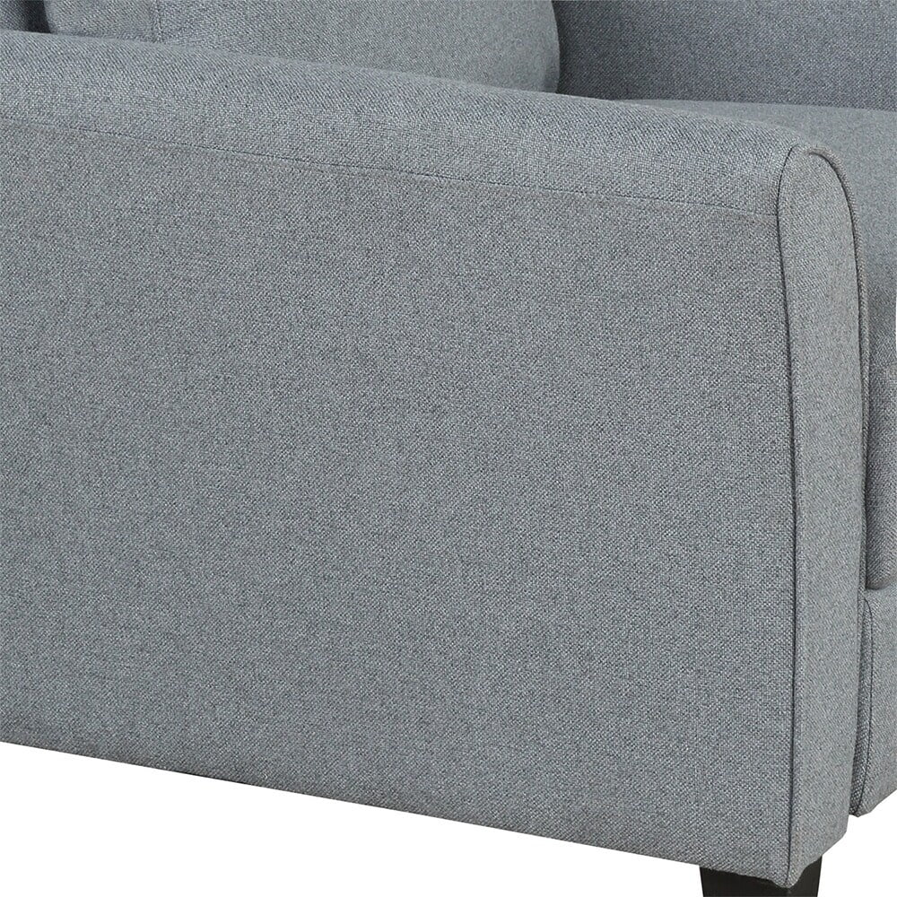 Grey Chair and 3-seat Sofa Q6304