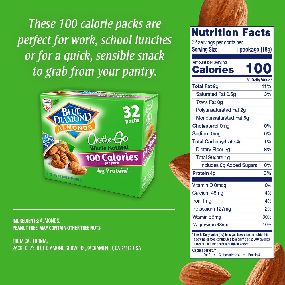 Lightly Salted Almonds 32 Count O6978