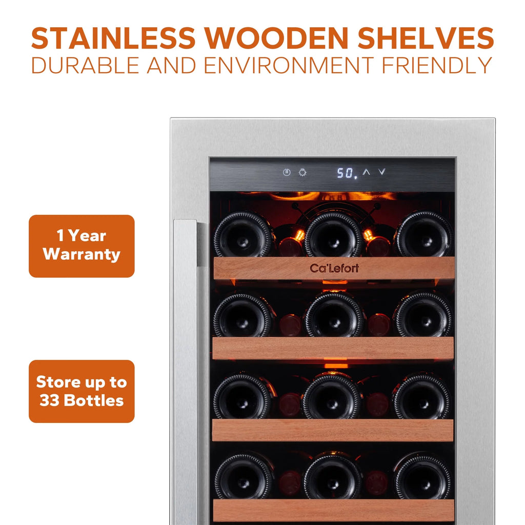 15 inch 33 Bottle Wine Cooler H7747