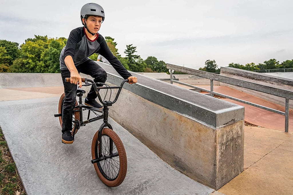 20-Inch Steel Frame Black BMX Bike I781
