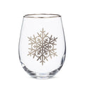 Snowflake Stemless Wine Glass O786781
