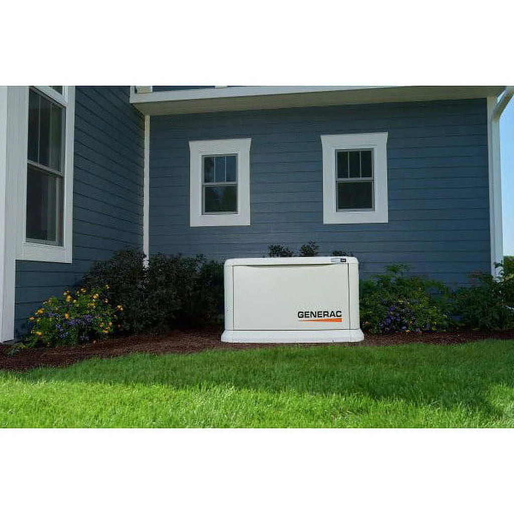 22 KW Air Cooled Home Standby Generator with 200 Amp Transfer Switch X8704