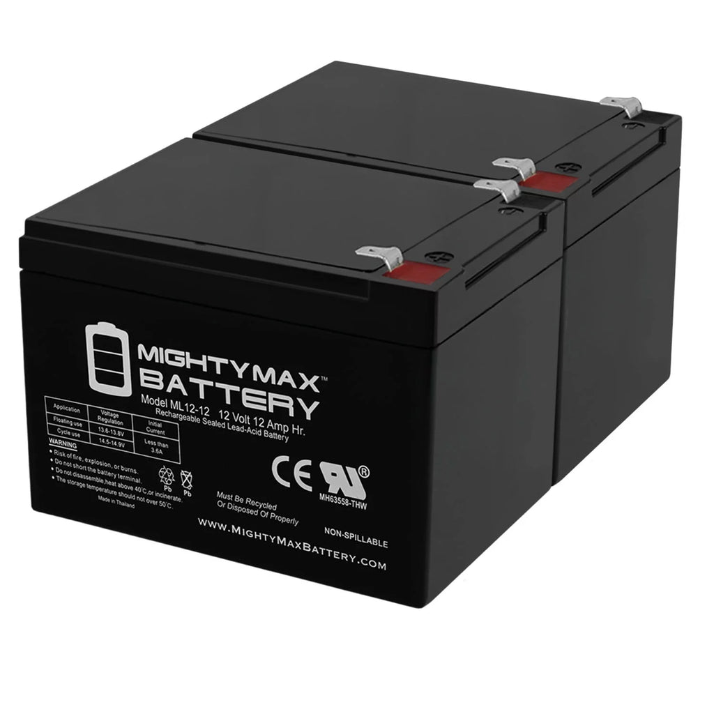 12V 12AH F2 Rechargeable Replacement Battery Y316