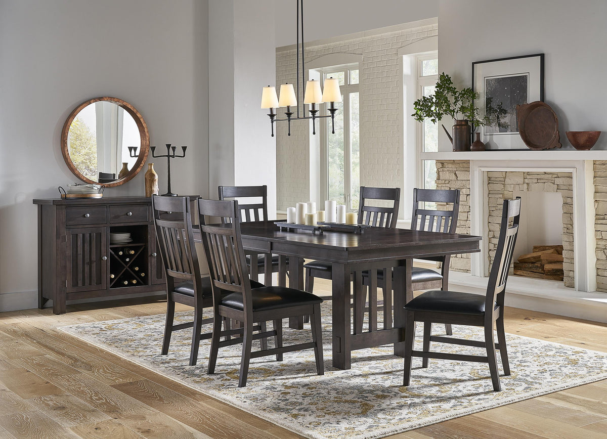 Warm Grey Trestle Table W68602