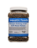 3/16" Soft Moist Sinking Salmon Pellets 2-lb Med Jar N222