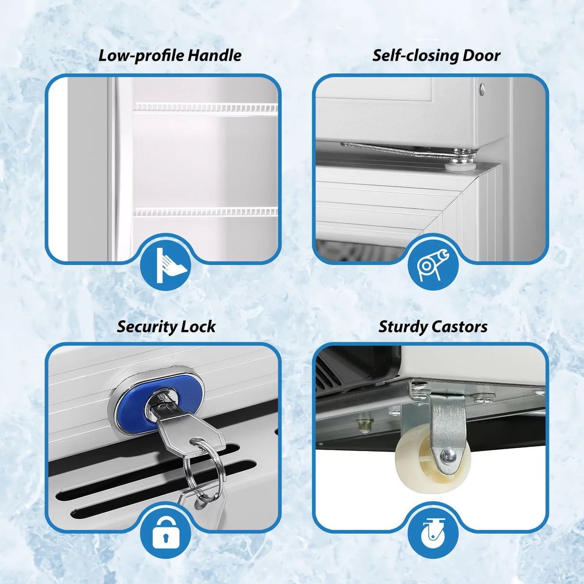 11 Cu.ft Glass Door Display Refrigerator B82891