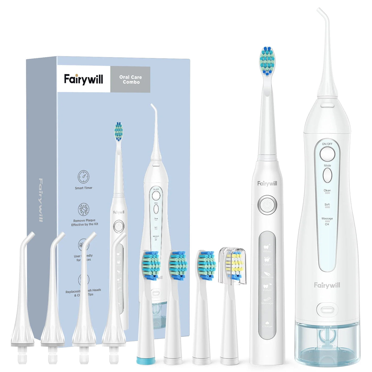 Black Water Flosser and Electric Toothbrush Combo X74422