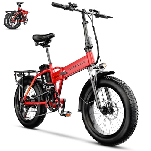 1000W Folding Electric Bike 48V 20.8AH Removable Battery 20" Fat Tire F3031