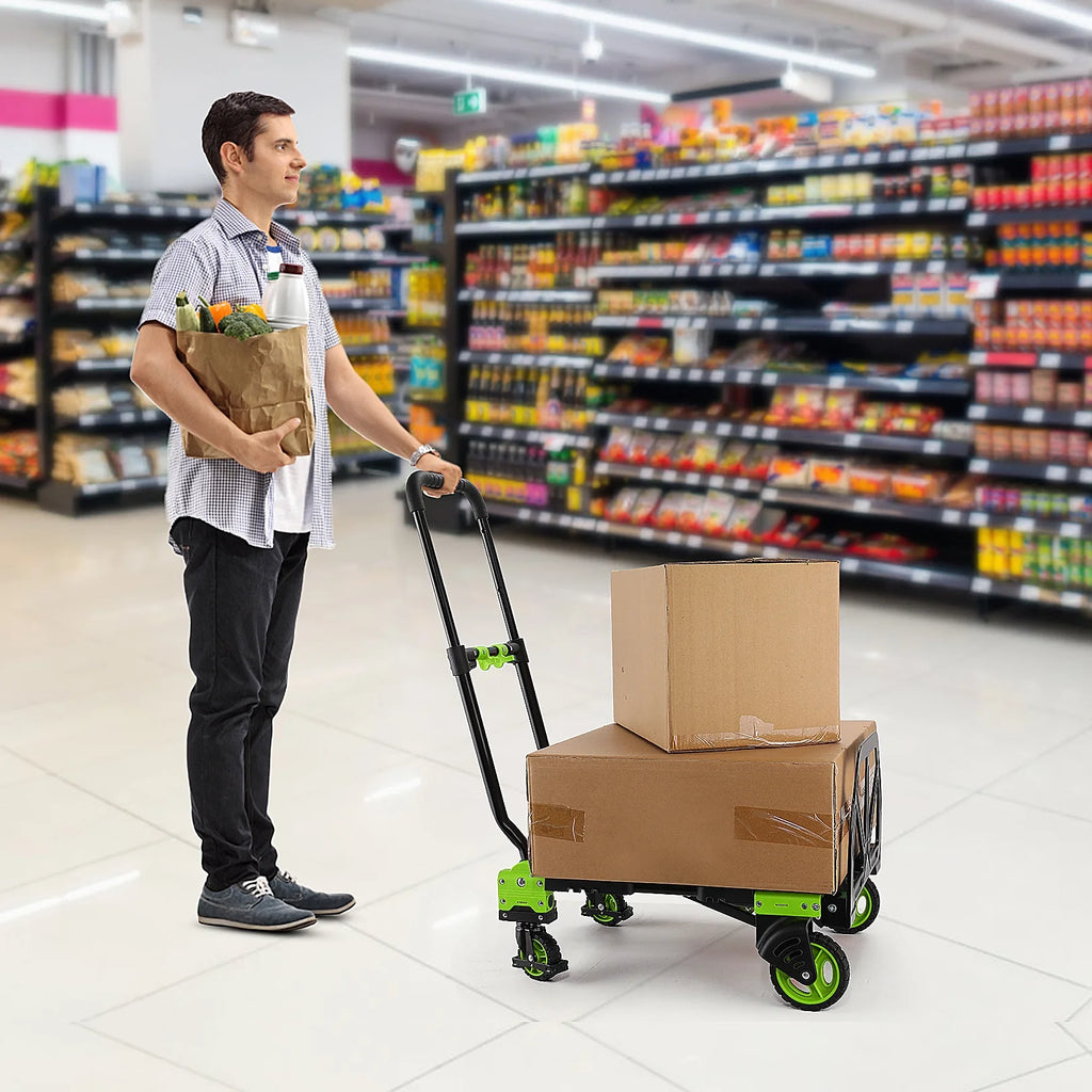 330 lb Folding Hand Truck with Retractable Handle R874108