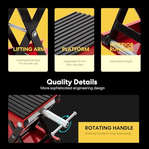 1200LBS Steel Motorcycle Lift Scissor Jack B938