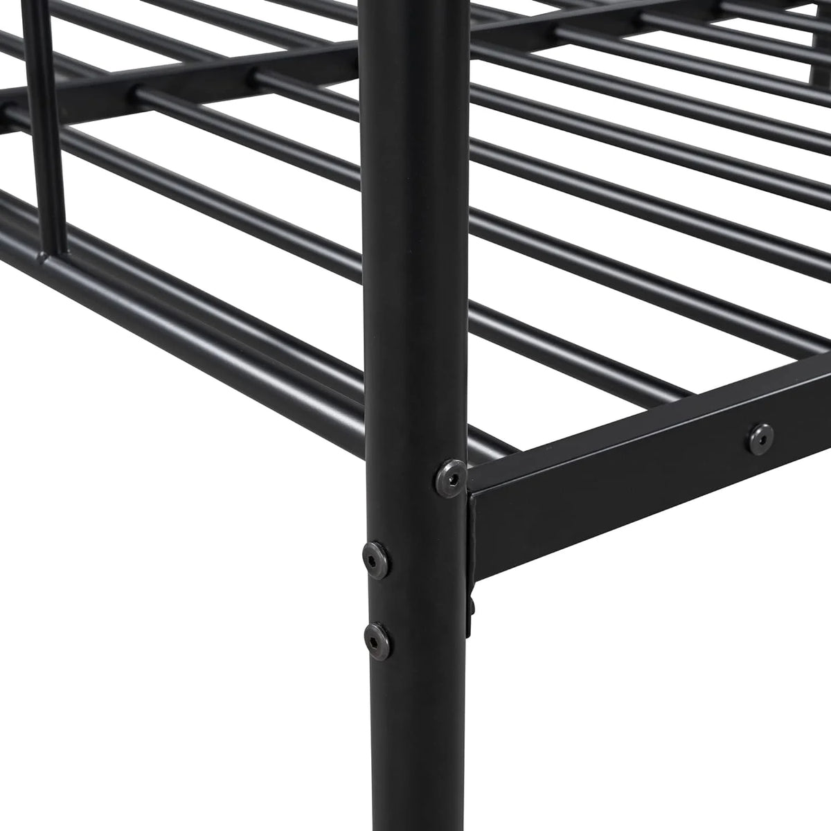 Full Size Metal Daybed with Twin Size Adjustable Trundle Z8957