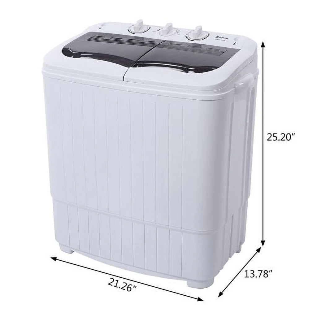 Portable 14.3lbs Washing Machine with Drain Pump B52199