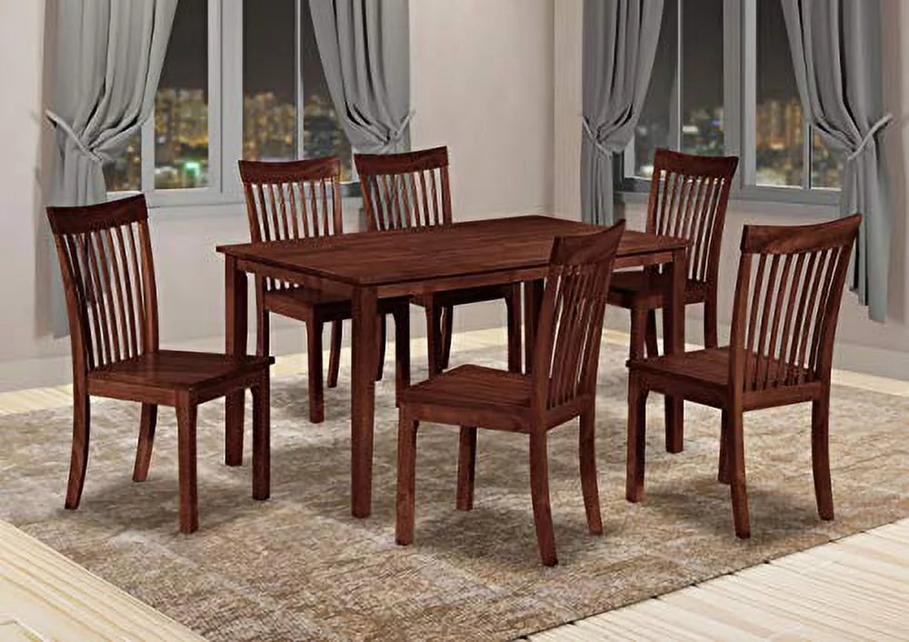 Cappuccino Rectangular Wood Dining Table B6757