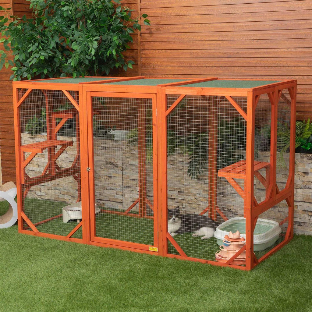 Outdoor Cat Enclosure Playpen Catio B55295