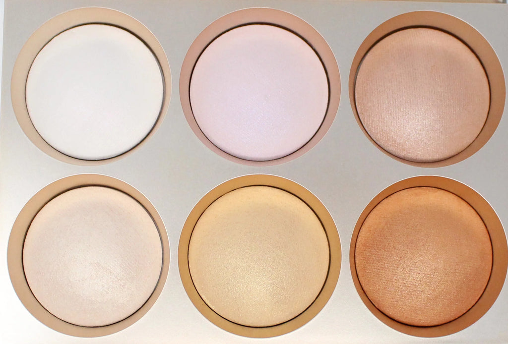 6 Shade Highlighter Palette 0.30 Ounce U3040