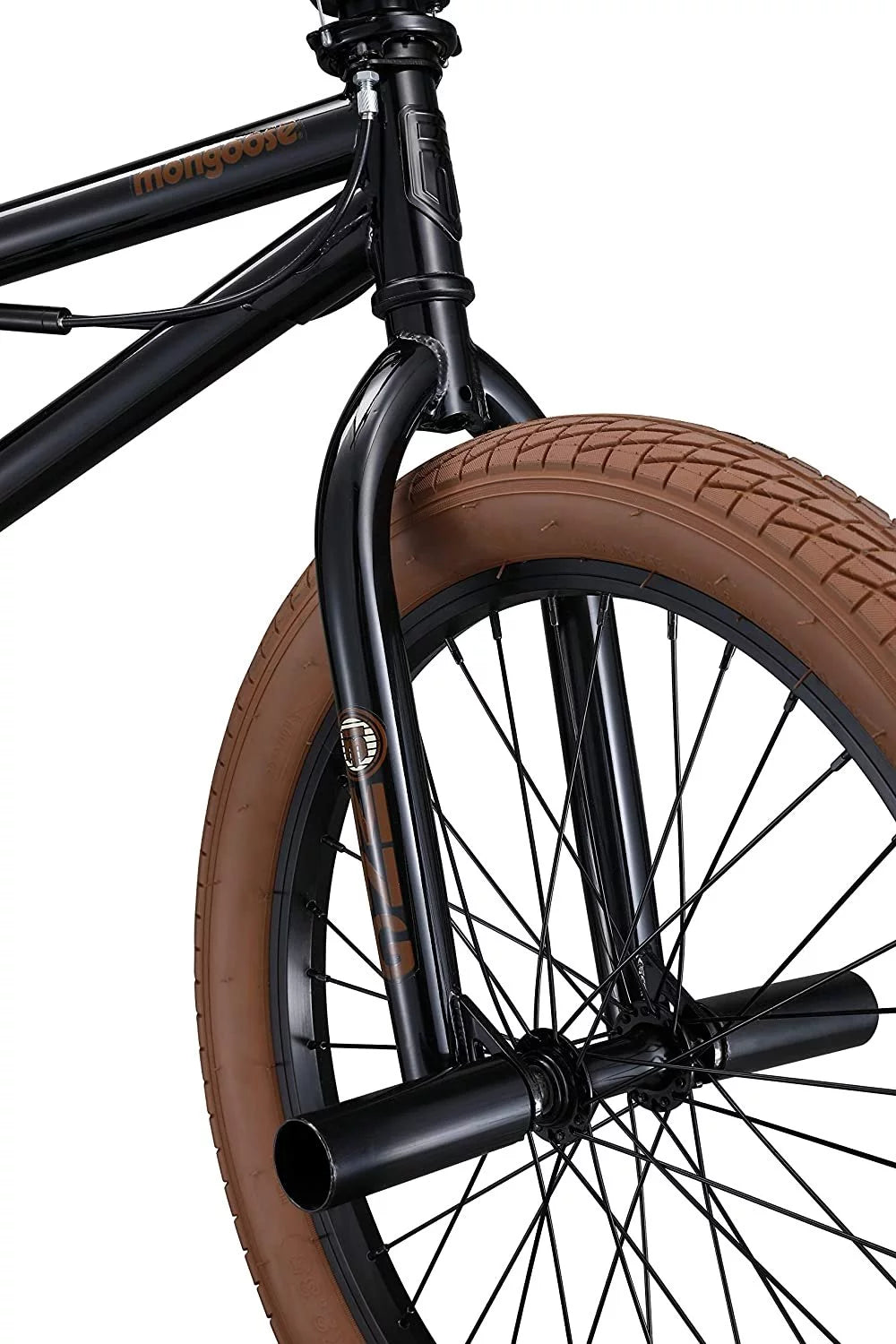 20-Inch Steel Frame Black BMX Bike I781