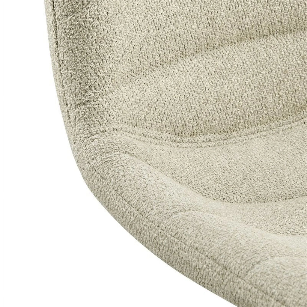 Cream Fabric Swivel Office Chair Z25916