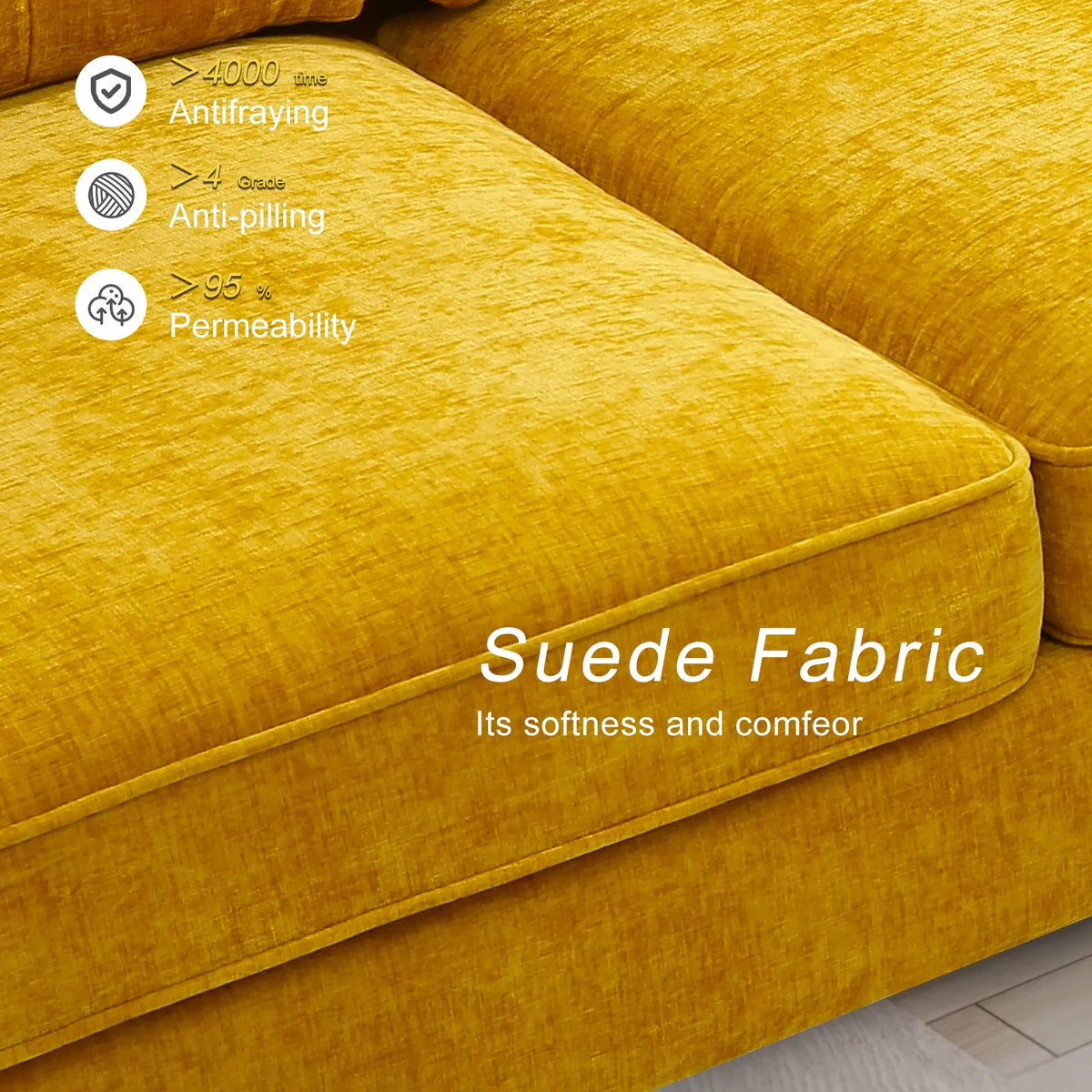 3-Piece Modular Sectional L-Shaped Sofa W84247