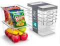 Set of 4 Clear Plastic Storage Bins with Lids R199955