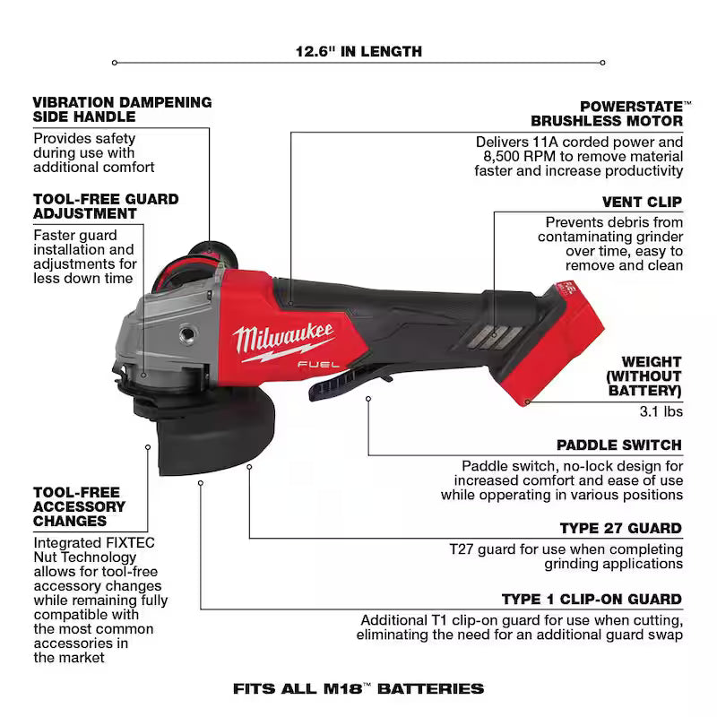 18V Lithium-Ion Brushless Cordless Combo Kit with 5.0 Ah Batteries 7-Tool & Cordless Blower W893