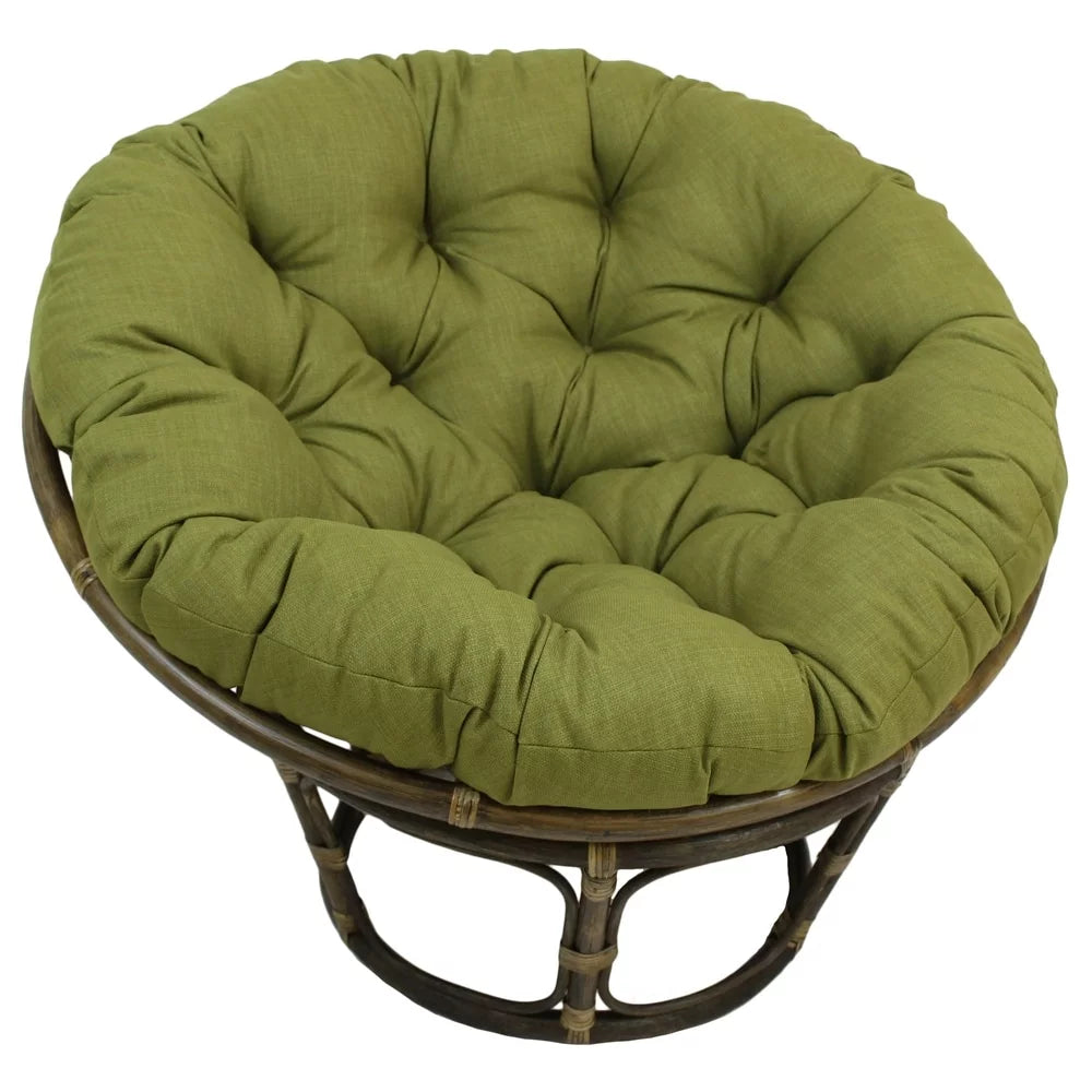 42-inch Rattan Papasan Chair with All-Weather Cushion J14610