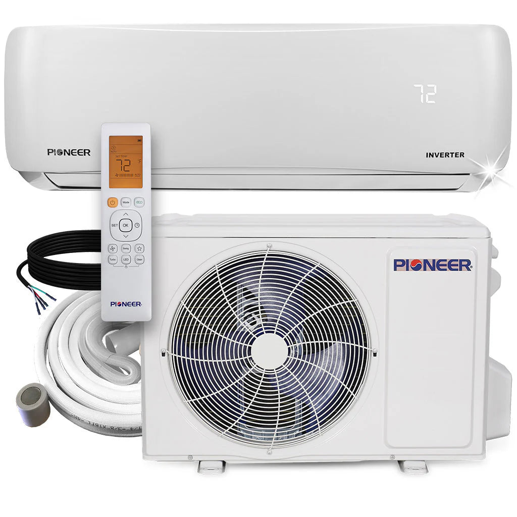 12,000 BTU 20.5 SEER 230V Ductless Mini-Split Inverter Air Conditioner Heat Pump System D8453
